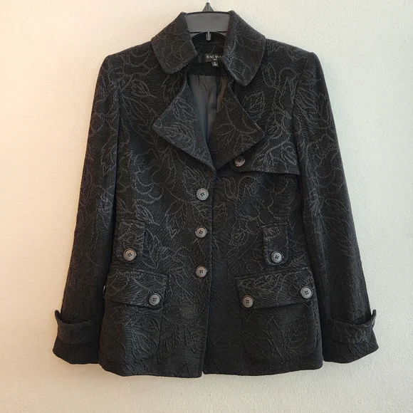 Nine West blazer size 6 color Black Long sleeves - Picture 15 of 15